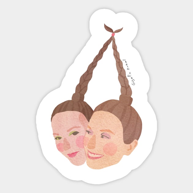 Stick Together Sticker by Giselle Dekel